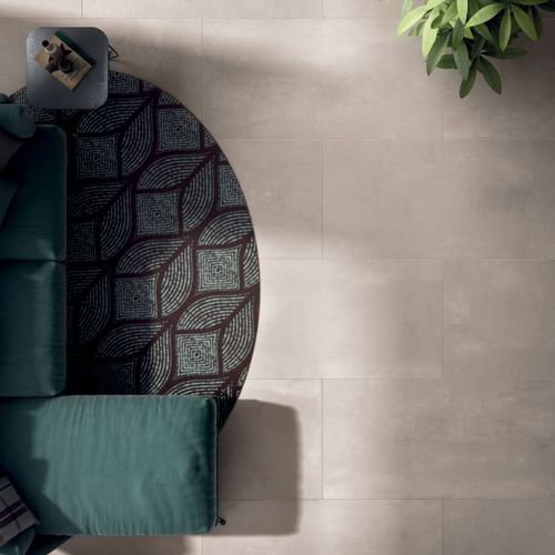 Carrelage en grès cérame - CONCREA  - DESVRES - finition naturelle / lisse / d'intérieur