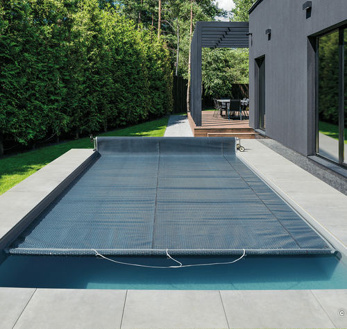 Couverture de piscine à bulles - BLACK ALVEOLAR  - DEL - automatique / thermique / pour piscine enterrée