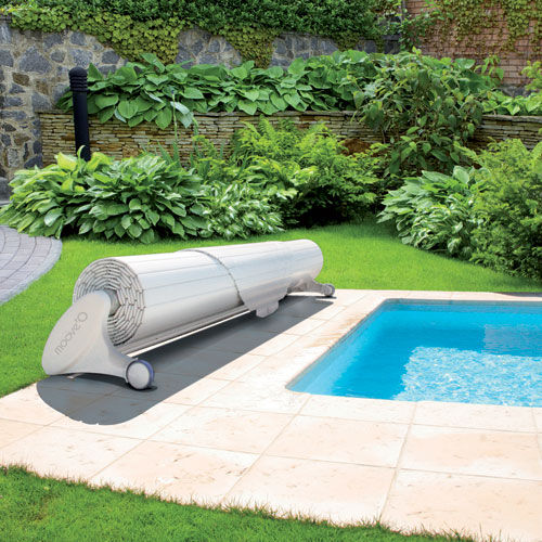 Couverture de piscine à lattes - MOOVE'O® - DEL - automatique / de sécurité / à capteur solaire