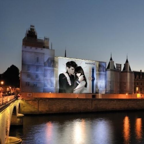 Panneau d'affichage mural - JCDecaux - Mobilier Urbain - suspendu / pour façade / publicitaire
