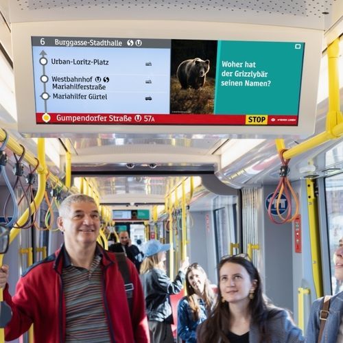 Panneau d'affichage mural - JCDecaux - Mobilier Urbain - d'intérieur / urbain / à LED