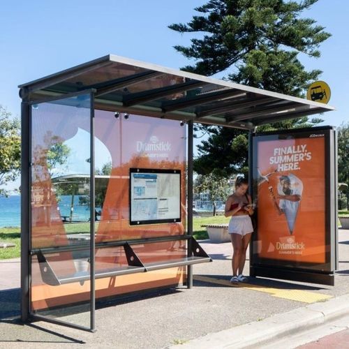 Abri multifonction à usage domestique - JCDecaux - Mobilier Urbain - pour espace public / pour station service / pour établissement public