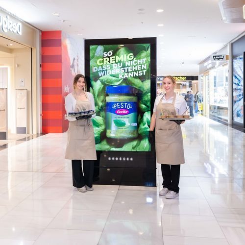 Totem publicitaire - JCDecaux - Mobilier Urbain - à LED / numérique / en métal