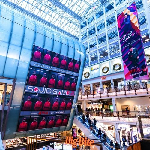 Panneau publicitaire à encastrer - JCDecaux - Mobilier Urbain - mural / à LED