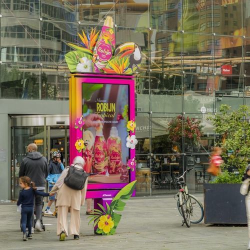 Totem publicitaire - JCDecaux - Mobilier Urbain - à LED / éclairé / d'extérieur