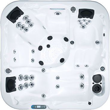 Spa encastrable - DIPLOMAT - DIMENSION ONE SPAS - carré / 5 places / résidentiel