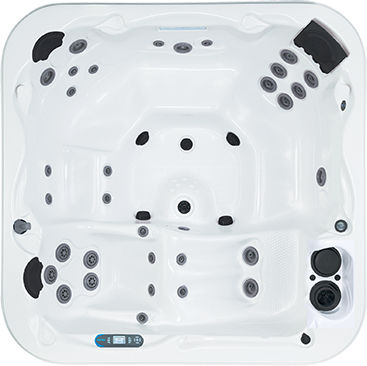 Spa encastrable - CALIFORNIAN - DIMENSION ONE SPAS - carré / 6 places / résidentiel