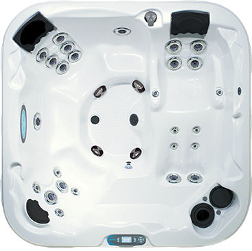 Spa encastrable - AURORA - DIMENSION ONE SPAS - carré / 6 places / résidentiel