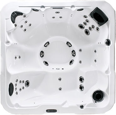 Spa encastrable - WAYFARER - DIMENSION ONE SPAS - carré / 6 places / d'intérieur