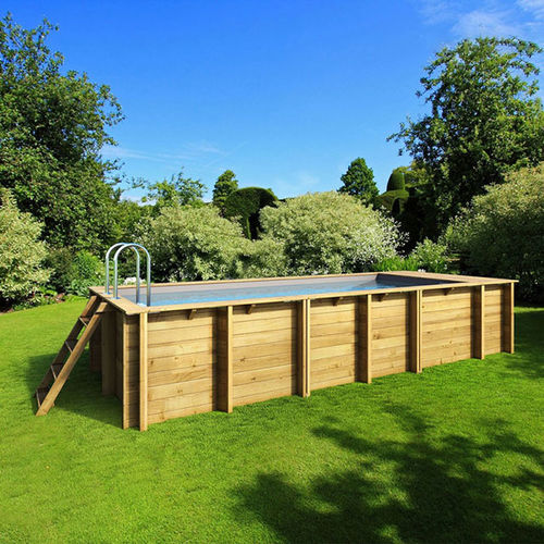 Piscine autoportante - POOL'IN BOX - PROCOPI - préfabriquée / d'extérieur / hors-sol