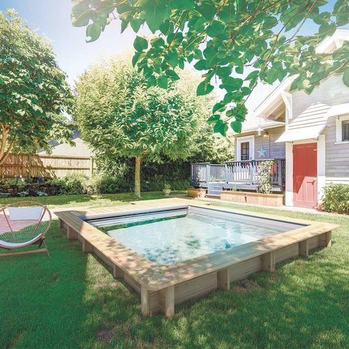 Piscine autoportante - URBAINE - PROCOPI - d'extérieur / pour espace public / semi-enterrée