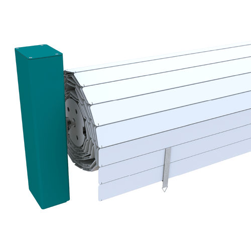 Couverture de piscine à lattes - AQUAMATIC - PROCOPI - automatique / de sécurité / pour piscine hors-sol