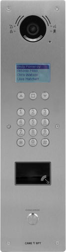 Visiophone noir - VR - CAME S.P.A - en inox / en laiton / en acier inoxydable brossé