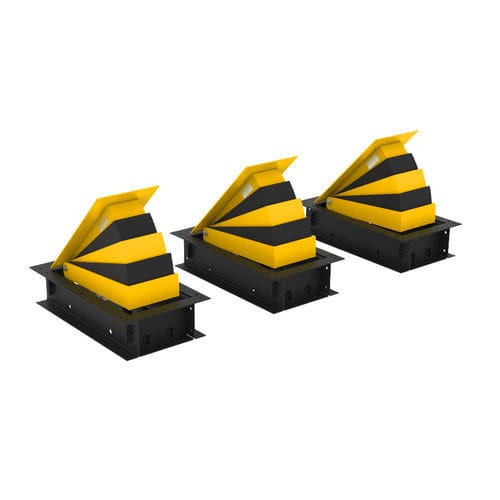 Obstacle escamotable road-blocker - MRB (SHALLOW MOUNT) - CAME S.P.A - haute résistance / encastrable
