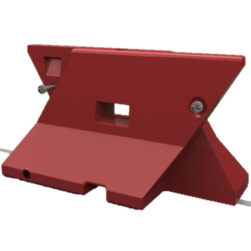 Barrière de protection - SYMOS  - Aximum - fixe / en plastique / pour chantier
