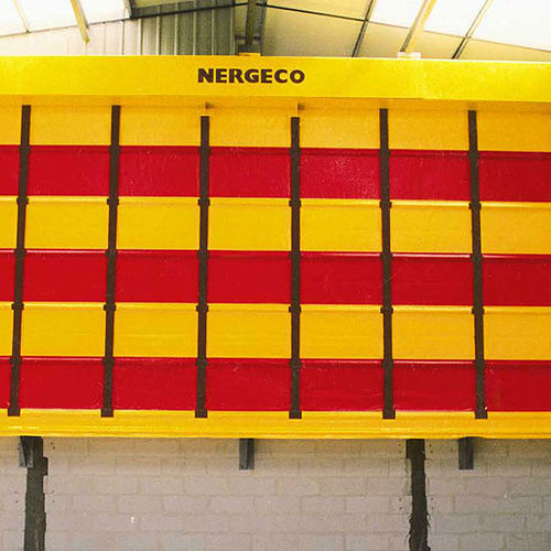 Porte industrielle sectionnelle - NERGECO - en métal / grande hauteur / pour hangar