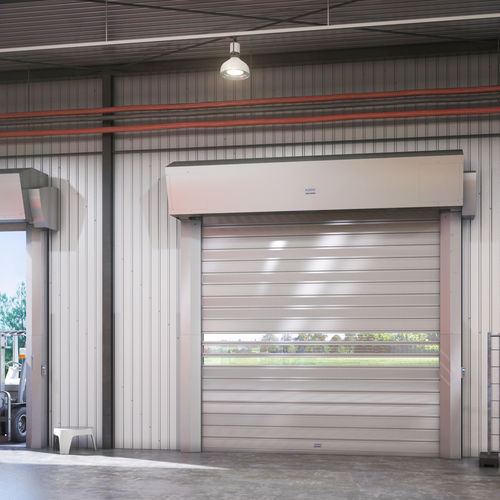 Porte industrielle enroulable - RR3000 ISO - ASSA ABLOY - en aluminium / en acier galvanisé / automatique