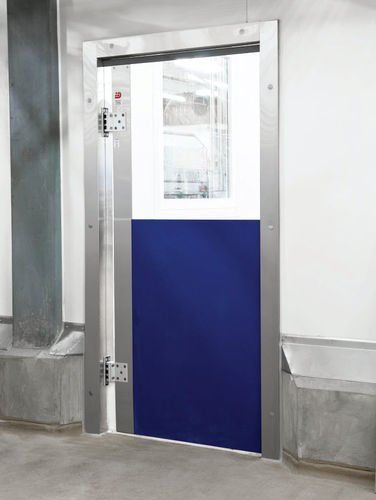 Porte industrielle battante - ML0051B - DAN-doors - en polycarbonate / automatique / pour l'industrie agroalimentaire