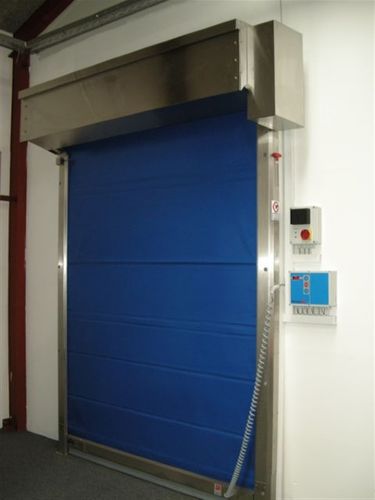 Porte industrielle enroulable - AR0051F - DAN-doors - en PVC / pour chambre froide / rapide