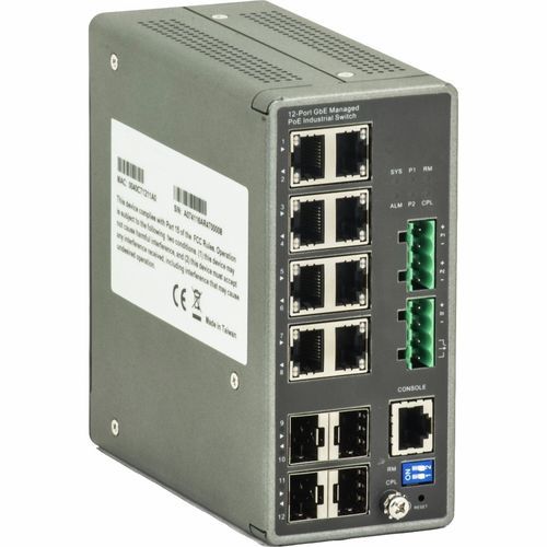 Module d'interface Ethernet - RY-LPIGE-804GBTME - GEUTEBRÜCK - PoE