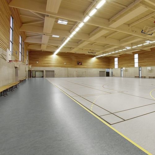 Sol sportif d'intérieur - LUMAFLEX EVOLUTION E LINOSPORT XF&sup2; - Tarkett Sports Indoor - en bouleau / en polyéthylène / en polyuréthane