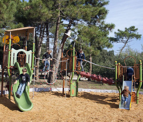 Structure de jeu pour collectivité - CAMELEO 3 FORESTIC : JCX-0017 - HUSSON INTERNATIONAL - en plastique / en acier / en HPL