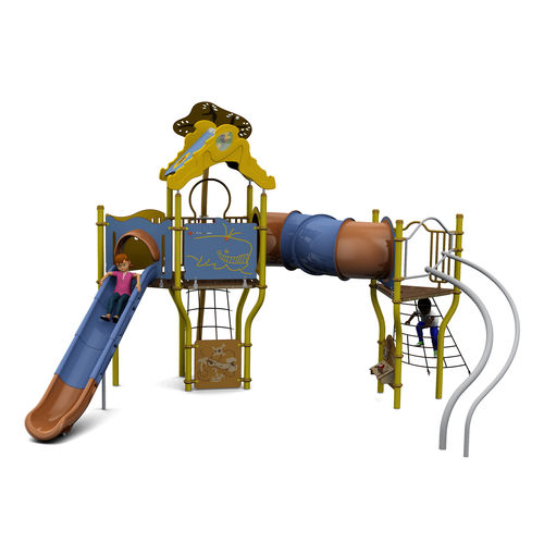 Structure de jeu pour aire de jeux - CAMELEO 2 AQUATIC : JCX-0013 - HUSSON INTERNATIONAL - en plastique / en acier / en HPL