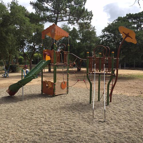 Structure de jeu pour aire de jeux - CAMELEO 2 FORESTIC : JCX-0007  - HUSSON INTERNATIONAL - en plastique / en acier / en HPL