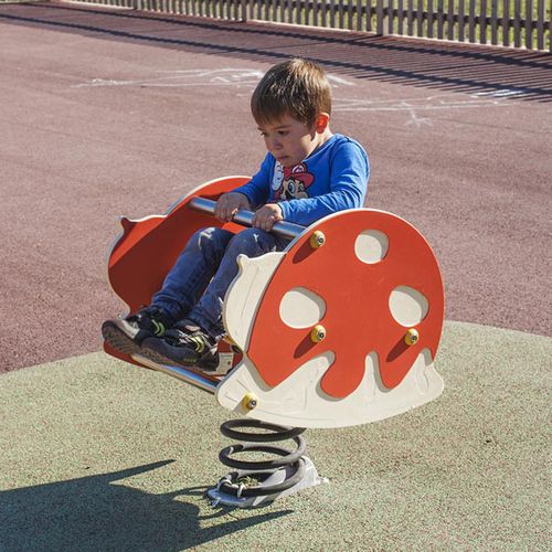 Jeu à ressort en plastique - SOLO+ : LADYBIRD / JIN-0400 - HUSSON INTERNATIONAL - en HDPE / animal / monoplace