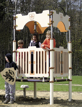 Cabane pour enfant pour extérieur - SOLO+ : CAMELEO 1 HISTORIC / JCA-0005  - HUSSON INTERNATIONAL