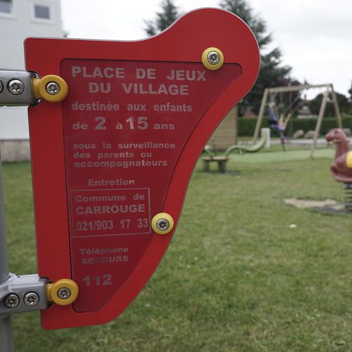 Panneau d'information pour espace public - SOLO+ : JJM-1656  - HUSSON INTERNATIONAL - pour aire de jeux