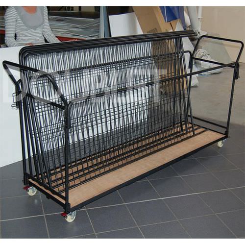 Chariot porte-chaises - UNIVERSEL : 75006 - DOUBLET - professionnel / en acier / en bois