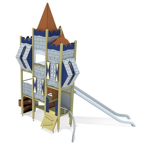 Tour de jeux pour aire de jeux - CATHERINE'S FORTRESS  - eibe Produktion + Vertrieb GmbH & Co KG - en HPL