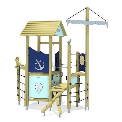 Structure de jeu pour aire de jeux - ELISABETH  - eibe Produktion + Vertrieb GmbH & Co KG - en inox / en HPL / pour escalade