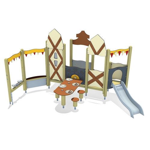 Structure de jeu interactive - JAMES TOWN  - eibe Produktion + Vertrieb GmbH & Co KG - pour aire de jeux / en inox / aluminium