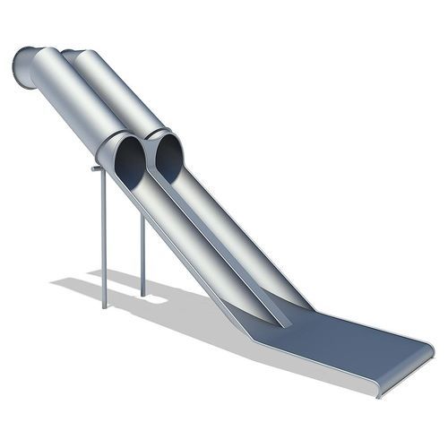 Toboggan droit - 54035712300  - eibe Produktion + Vertrieb GmbH & Co KG - pour aire de jeux / en acier inoxydable / tubulaire