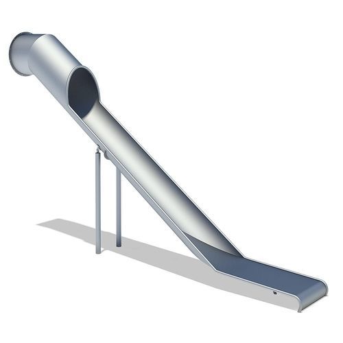 Toboggan droit - 54035612300 - eibe Produktion + Vertrieb GmbH & Co KG - pour aire de jeux / en acier inoxydable / tubulaire