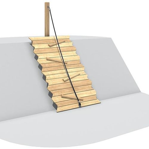 Mur d'escalade fixe - OSKAR   - eibe Produktion + Vertrieb GmbH & Co KG - pour aire de jeux