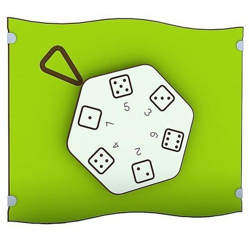 Panneau ludique avec roue - DICE WHEEL  - eibe Produktion + Vertrieb GmbH & Co KG