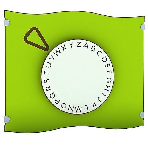Panneau ludique avec roue - LETTER WHEEL - eibe Produktion + Vertrieb GmbH & Co KG