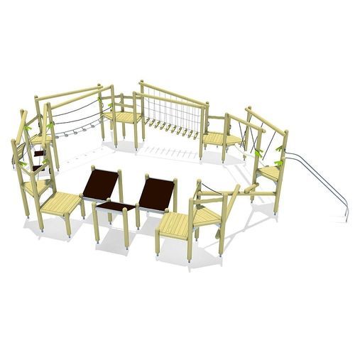 Parcour d'obstacles pour aire de jeux - RAMIRIS  - eibe Produktion + Vertrieb GmbH & Co KG - plate-forme / passerelle / d'extérieur