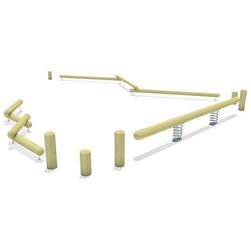 Parcour d'obstacles pour aire de jeux - WALK   - eibe Produktion + Vertrieb GmbH & Co KG - bascule / zig zag / d'extérieur