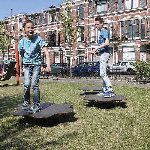 Jeu à ressort en HPL - JUMPING PLATES  - eibe Produktion + Vertrieb GmbH & Co KG - de fleurs / monoplace
