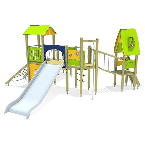 Structure de jeu pour aire de jeux - SAM  - eibe Produktion + Vertrieb GmbH & Co KG - en acier galvanisé / en HPL / modulaire