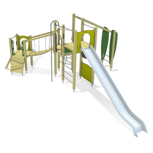 Structure de jeu pour aire de jeux - CARL  - eibe Produktion + Vertrieb GmbH & Co KG - en acier / en bois / en HPL