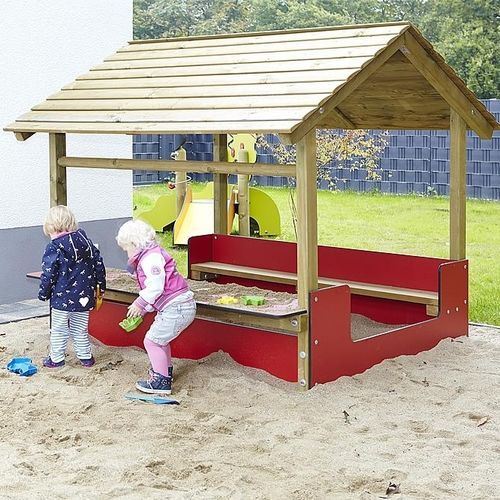 Cabane pour enfant pour aire de jeux - 5590950  - eibe Produktion + Vertrieb GmbH & Co KG - au sol