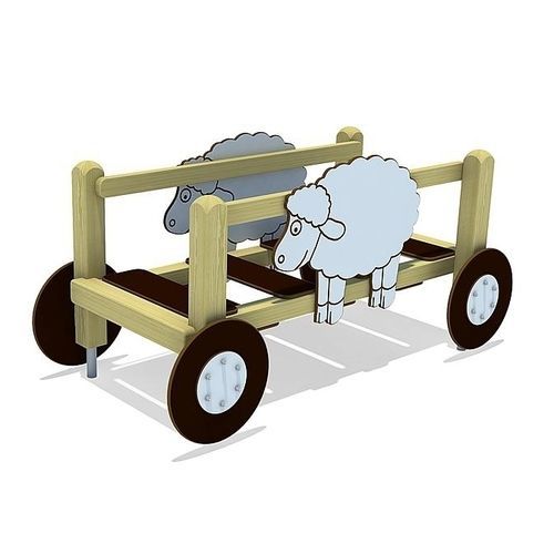 Véhicule pour aire de jeux - LUKAS  - eibe Produktion + Vertrieb GmbH & Co KG - en bois / d'extérieur