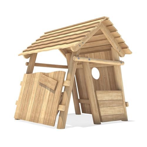 Cabane pour enfant pour aire de jeux - FIRUNA  - eibe Produktion + Vertrieb GmbH & Co KG - au sol