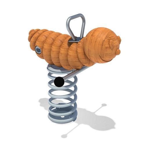 Jeu à ressort en acier - CATERPILLAR - eibe Produktion + Vertrieb GmbH & Co KG - en bois / animal / monoplace