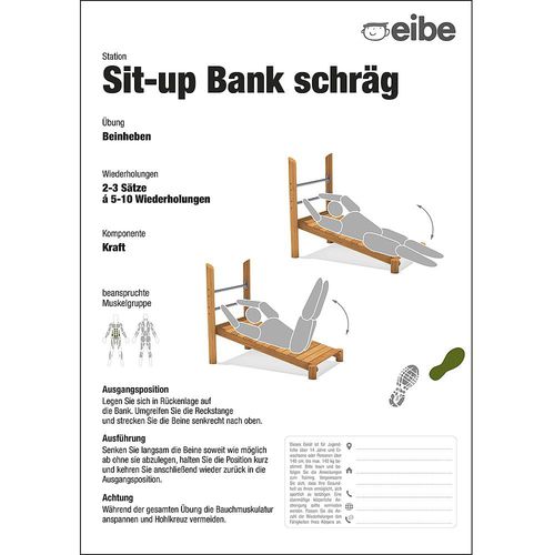 Support d'information sur pied - 55210406300  - eibe Produktion + Vertrieb GmbH & Co KG - d'extérieur / pour aire de jeux / en bois